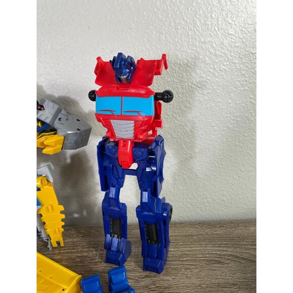 Transformers Robot Toy Lot Optimus Prime Bumblebee Rescue Bots Autobot Vehicles - Picture 8 of 10
